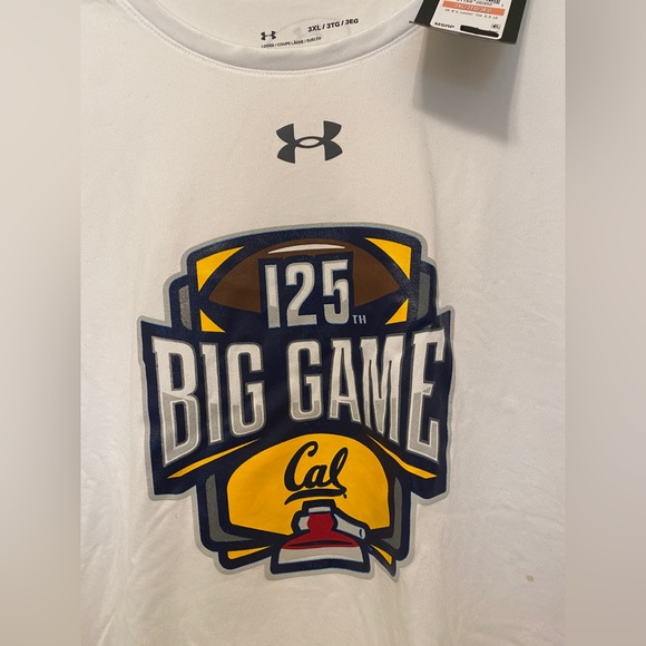 Cal Stanford 125th Big Game official team issued long sleeve 3XL Under Armour - Picture 3 of 4